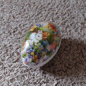 NEW Easter egg shaped box or treat holder